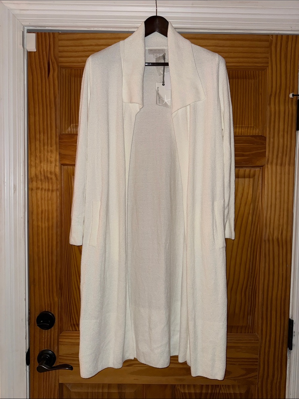 NWT Barefoot Dreams Cream Cardigan size small